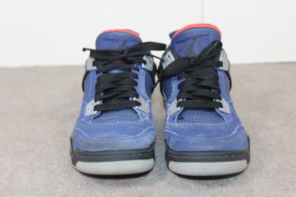 Nike Air Jordan 4 Retro Winterized Azul Leal GS CQ9745-401 4.5Y Tenis Juveniles Foto 4 de 4