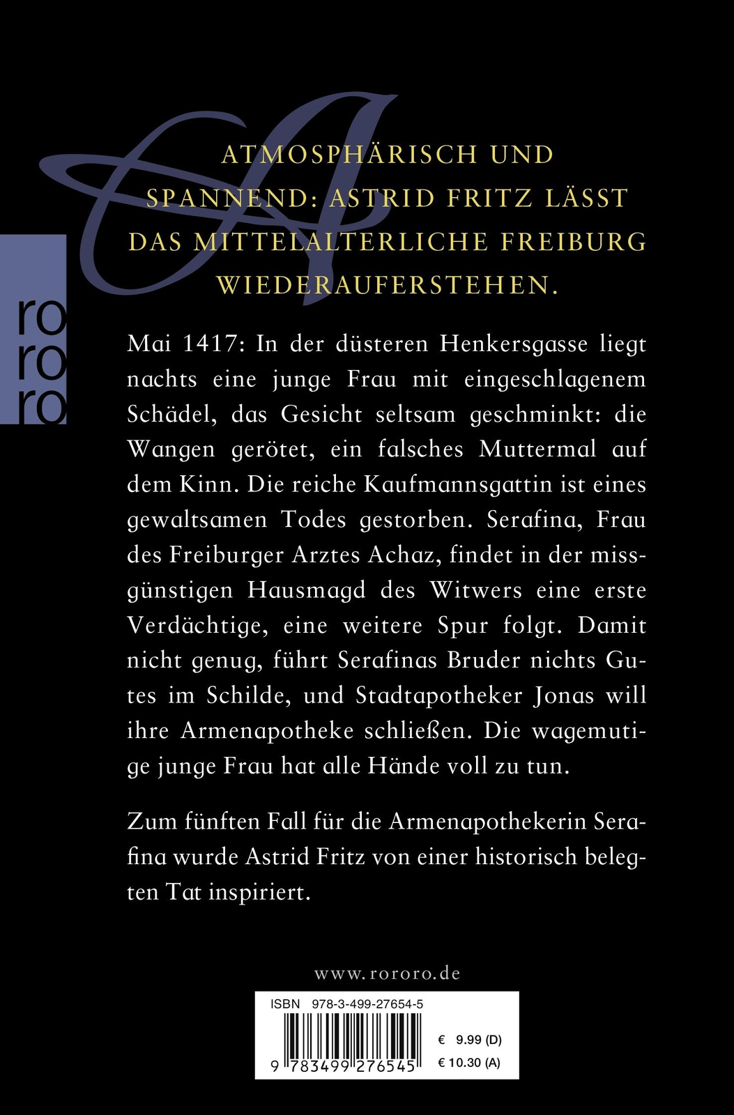 Thumbnail - Die Tote In Der Henkersgasse Astrid Fritz