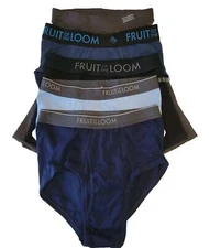 Fruit Of The Loom Mens Lot Of 5 Various Underwear Styles Sz Small Brief & Box Br