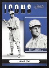 2022 Panini Absolute Jimmie Foxx Icons Retail #I-1 Card