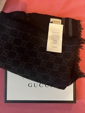 écharpe Gucci Noir authentique taille standard parfaite etats 