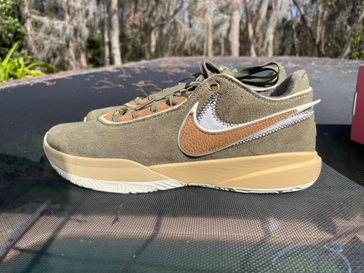 New Nike LeBron 20 Olive Green Size 8 (DV1193-901) | eBay