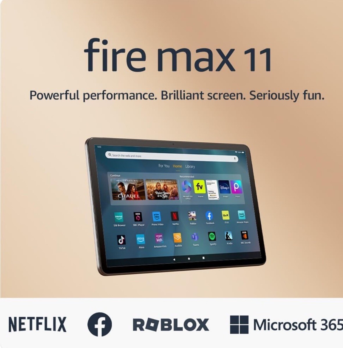 Amazon Fire Max 11 (64GB ROM, 2.2 GHz,4GB ) Tablet - Grey