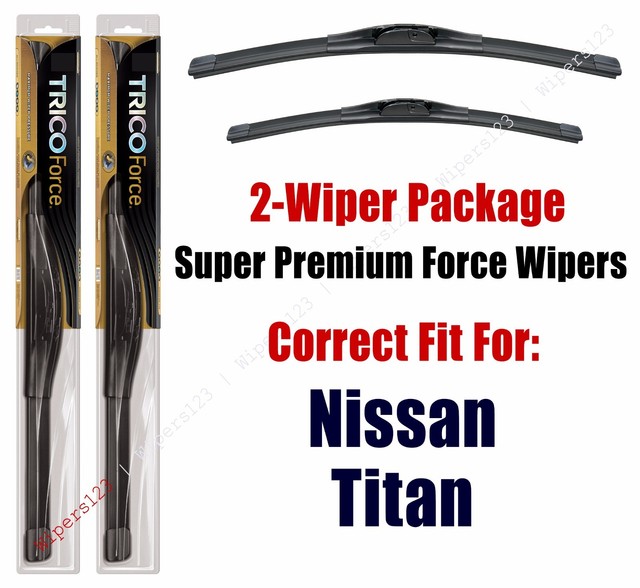 Wipers 2Pack HiPerformance fits 2017+ Nissan Titan 25240/210 eBay