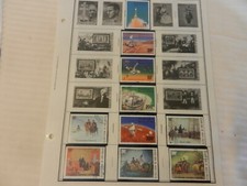 Lot of 10 Upper Volta Stamps, Space, Washington, American Revolution