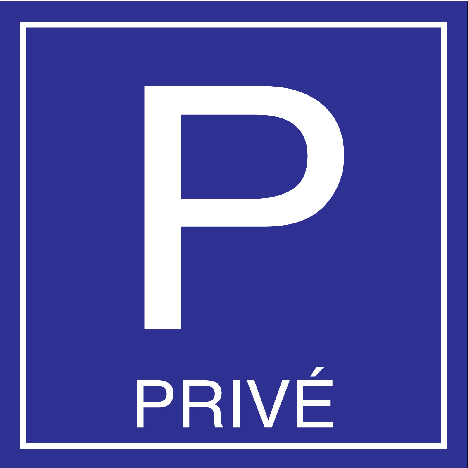Panneau parking privé signalisation extérieure de stationnement réservé pour véhicule
