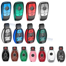 Tpu Leather Key Fob Cover Holder Case Accessories For Mercedes Benz C E S Class Tpu Leather Key Fob Cover Holder Case Accessories For Mercedes Benz C E S Class