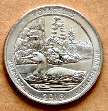 2018 D Voyageurs Minnesota America the Beautiful quarter