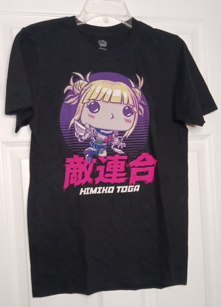 My Hero Academia Womens Small T Shirt Himiko Toga Black Anime Short Sleeve Tee