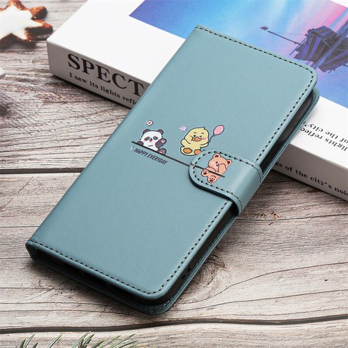 Cartoon Animal Leather Wallet Case Phone Case Cover for Google Pixel 7 8 8A 7A - Picture 9 of 14
