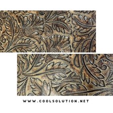 Embossed Leather Sheets Milano Mushroom, Custom Cuts Leather 8x8,10x8,12x18