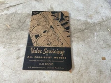 1950 K-D Tools "How to Service Valves in Ford-Built Motors" Booklet #44