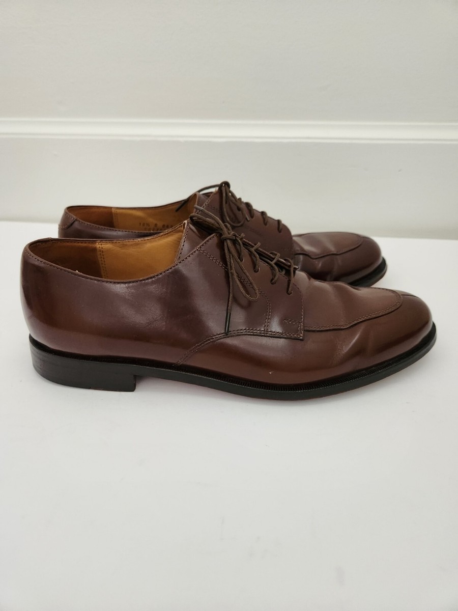 Cole Haan Brown Leather Size 10.5 D Oxfords Split Toe Lace  display picture 1