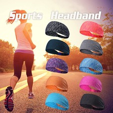 Sweat Bands Headbands for Men Women Sport Non-Slip Head Band for Yoga Running US