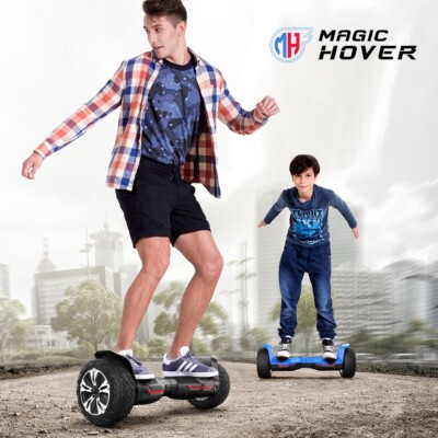 Gyroor Warrior All Terrain Self-Balancing Scooter Bluetooth Speaker LED Lights