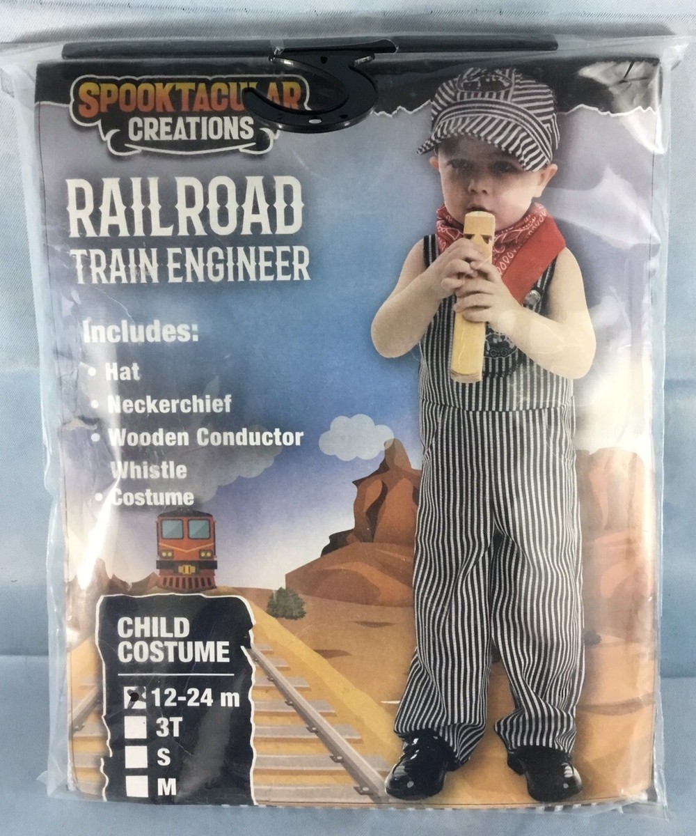 Spooktacular Creations Childs Railroad Train Engineer Costume 12