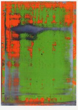 Gerhard RICHTER, immagine astratta 2, cartolina, cartolina, carta postale