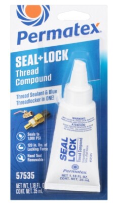 57535 PERMATEX SEAL + LOCK THREAD COMPOUND 1.18FL.OZ. 35ML
