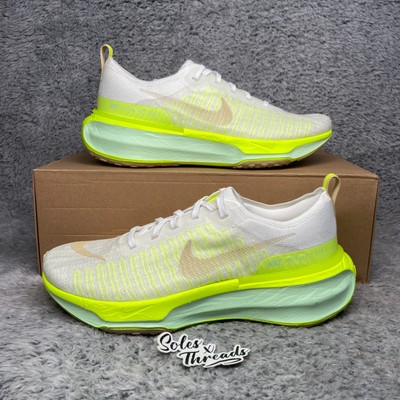 Nike ZoomX Invincible Run 3 White Volt Gold Size 10.5 Men DR2615-104