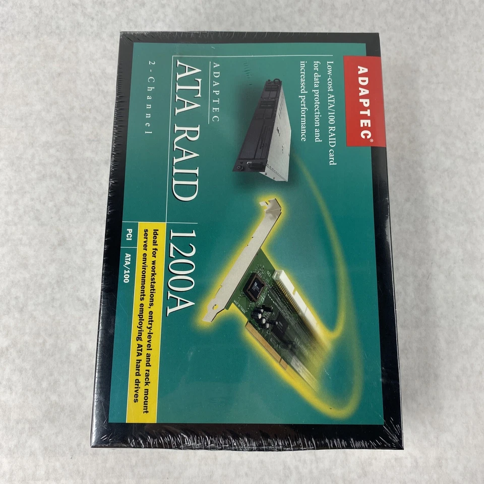 Adaptec ATA RAID 1200A 2-Channel PCI ATA/100 RAID Card AAR-1200A Kit - Image 3 of 4