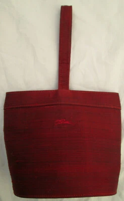 -AUTHENTIQUE petit sac à main LONGCHAMP toile/cuir TBEG bag vintage - Photo 1/4