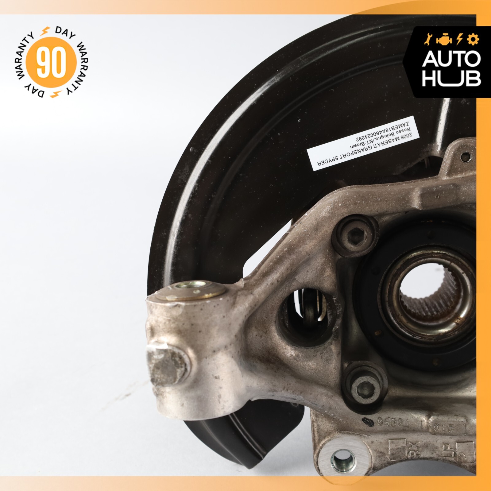 06-07 Maserati M138 GranSport Spyder Rear Left Side Spindle Knuckle Hub OEM 46k