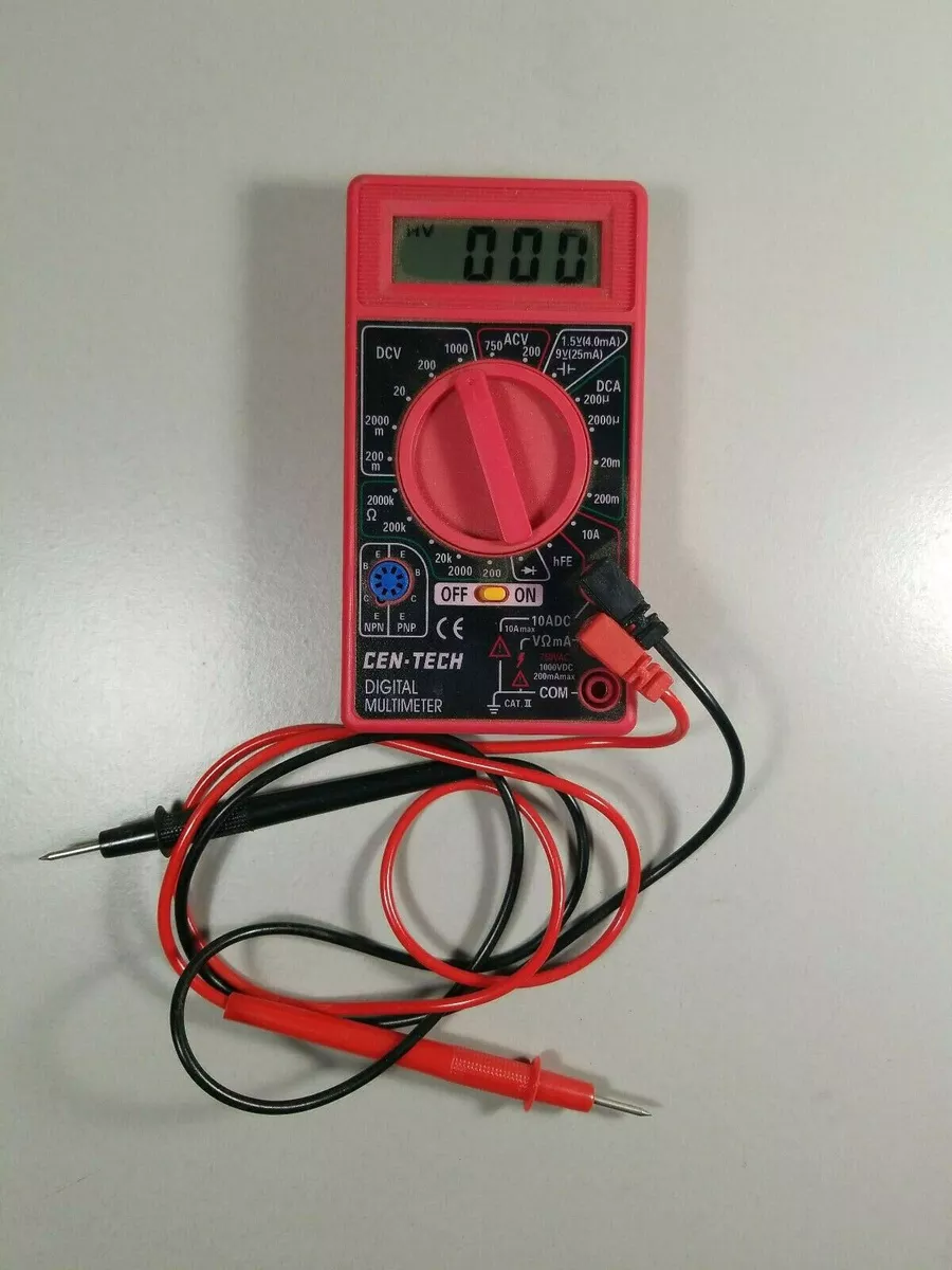 Cen Tech Model 90899 7 Function Digital Multimeter