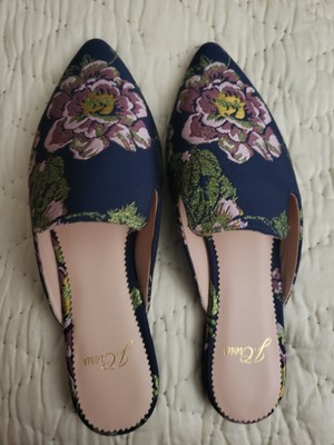 j crew pointed toe slides