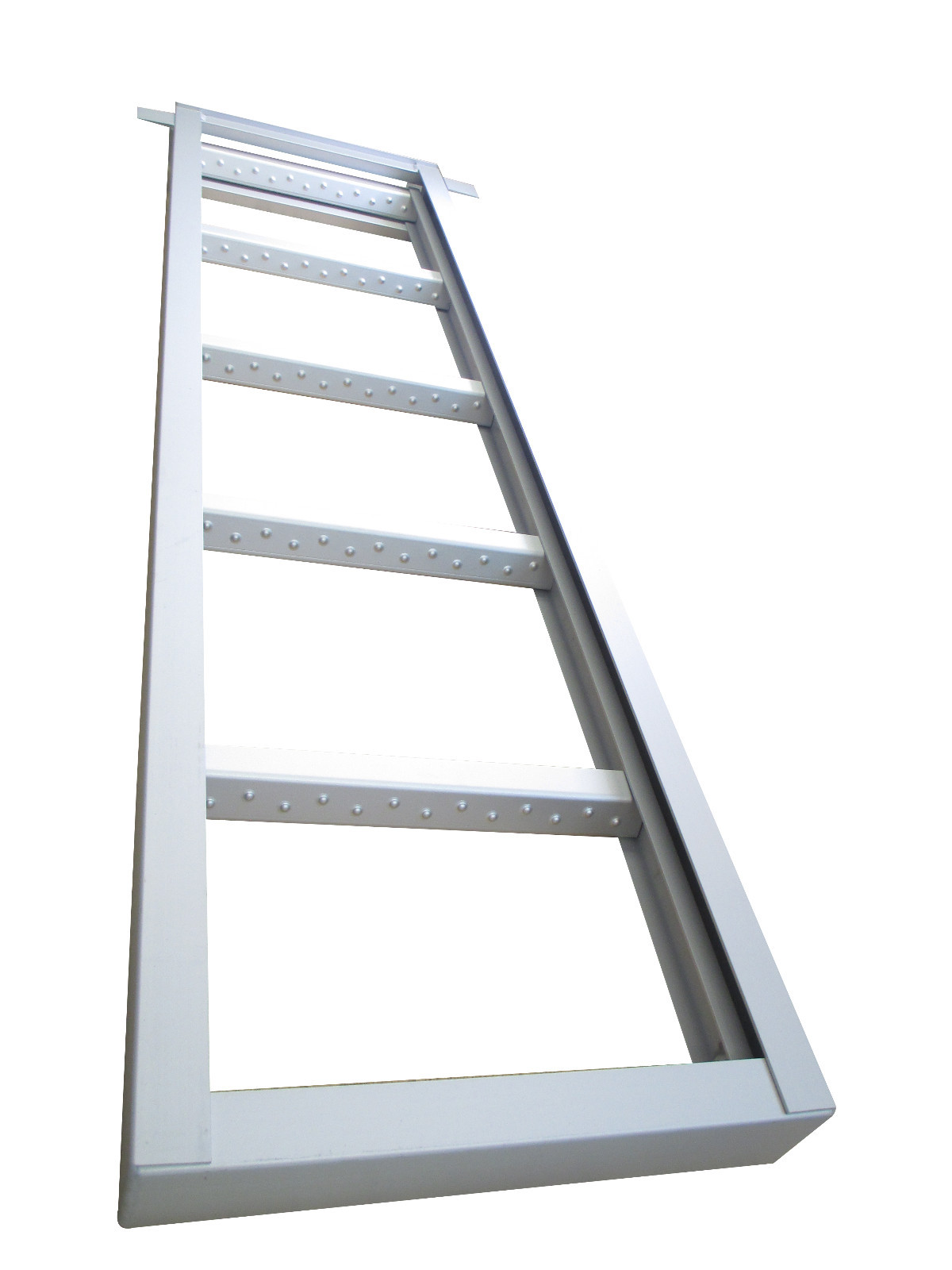 Pactrade Marine Pontoon Boat Under Deck 5 Step Ladder Anodized Aluminum