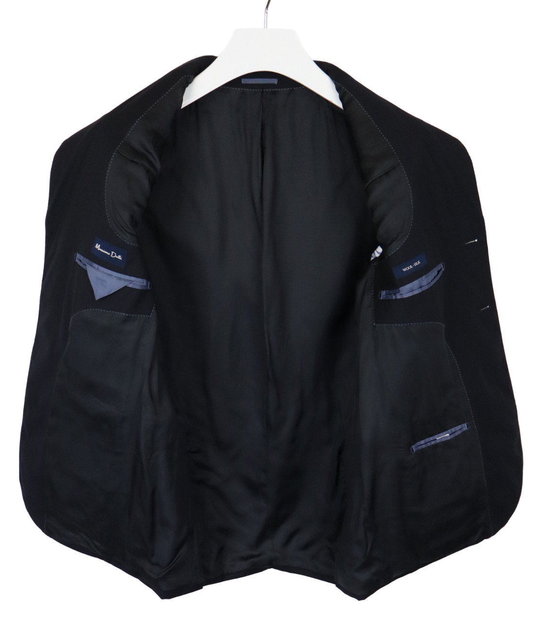 MASSIMO DUTTI 2600 Blazer Men's (UK) 38 Wool Silk Notch Lapel 3 Buttons thumbnail 2