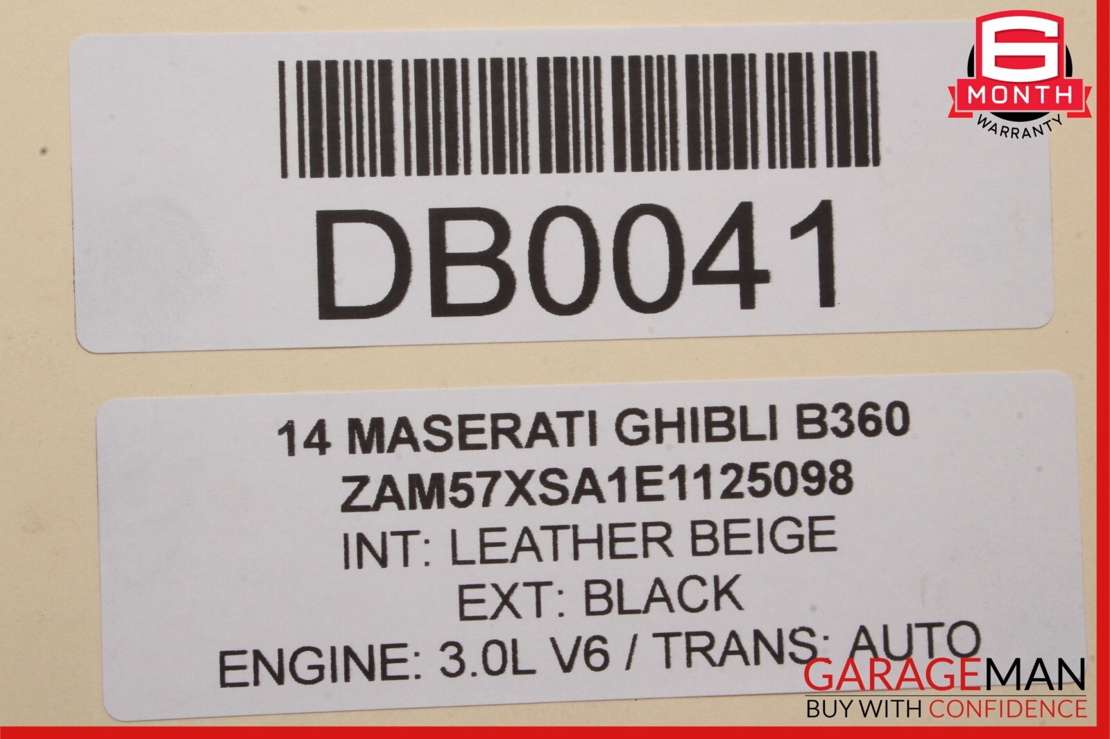 14-17 Maserati Ghibli Left Driver Side Rocker Skirt Molding Trim Panel Black
