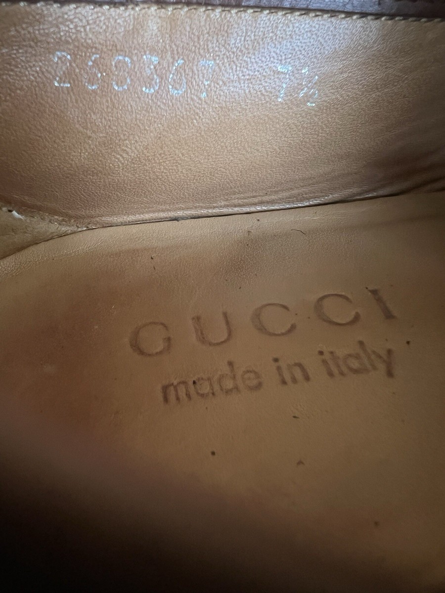 Gucci 268367 GG Buckle Penny Loafers Shoe Size UK 7.5 /US Gucci 268367 GG Buckle Penny Loafers Shoe Size UK 7.5 /US
