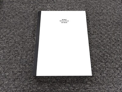 Massey Ferguson MF 3400F 3425F 3435F 3445F 3455F Tractor Service Repair Manual