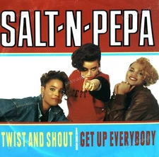 Salt 'N' Pepa - Twist And Shout / Get Up Everybody 7in 1988 (VG+/VG+) '