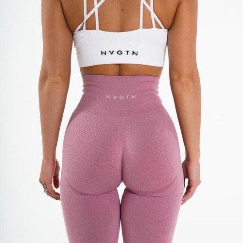 NVGTN Pink Seamless Contour Leggings 