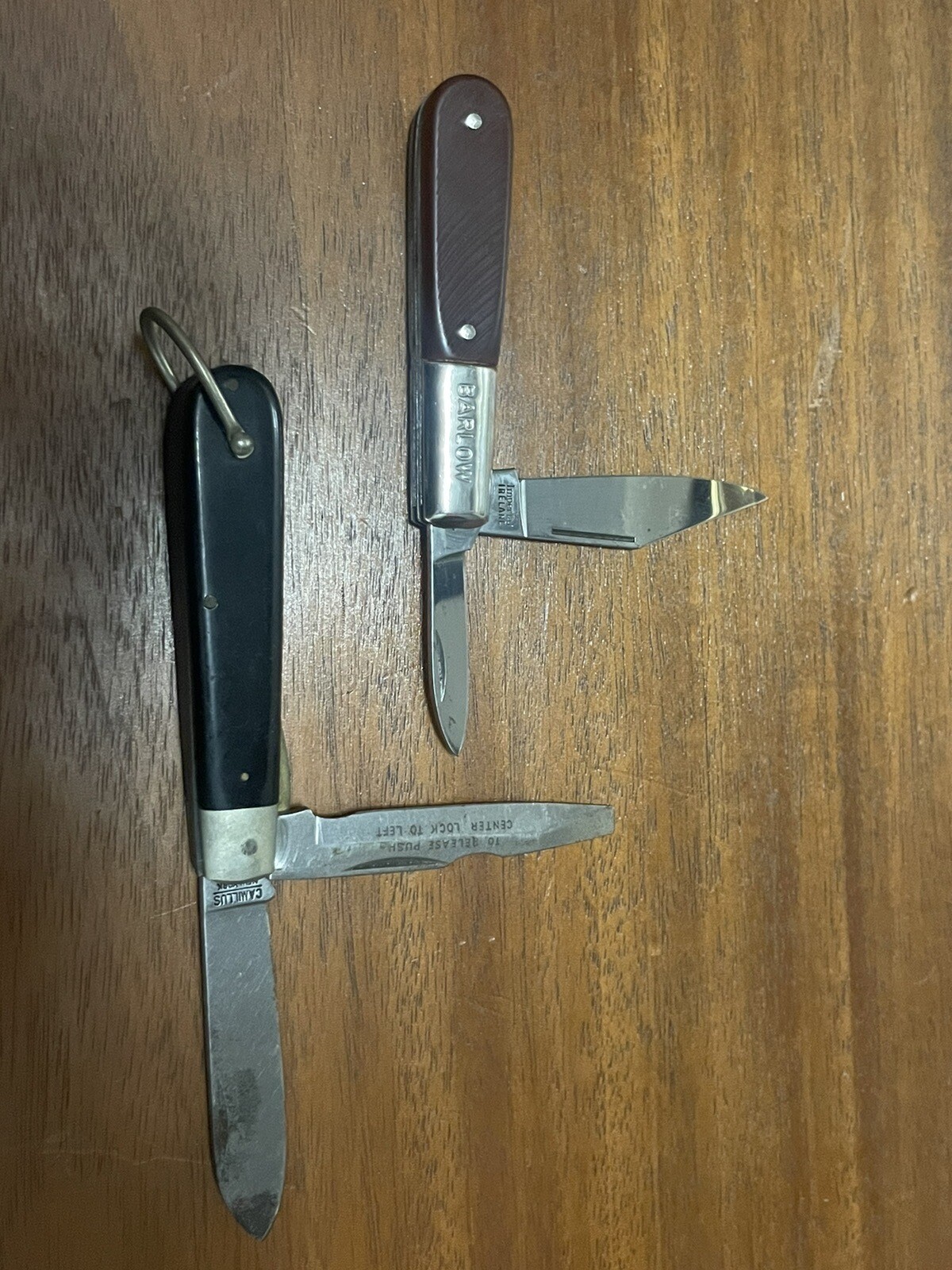 Camillus TL 29 USA & Barlow Stag Ireland Pocket Knife Lot eBay