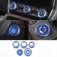 For Ford Ranger 23 Ac Engine Startstop Button Driving Mode Knob Ring Blue7pcs For Ford Ranger 23 Ac Engine Startstop Button Driving Mode Knob Ring Blue7pcs