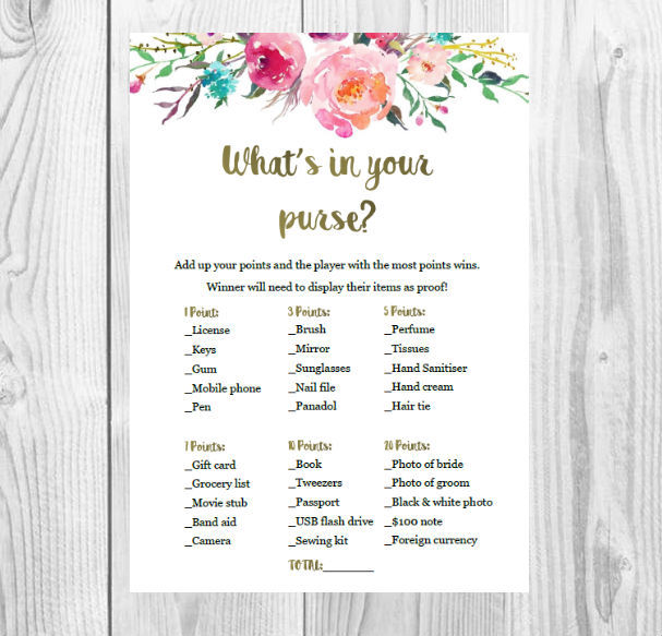 Printable Kitchen Bridal Shower Games Bridal Bingo Green Striped