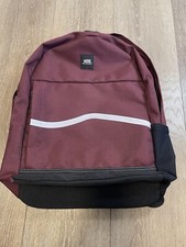 Vans Off The Wall Construct Skool Backpack With Laptop Sleeve in Burgundy