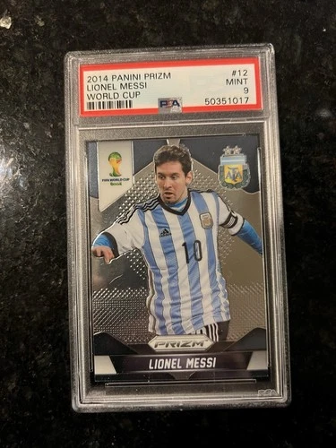 2014 Panini Prizm World Cup Lionel Messi #12 PSA 9 MINT 0vp0