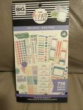 The Happy Planner WELLNESS CLASSIC Value Sticker Pack - 736 pcs