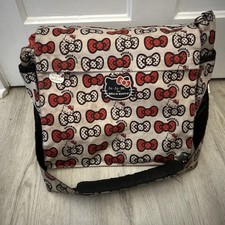 Hello Kitty Ju Ju Be Diaper Bag Cross Body Black And Red