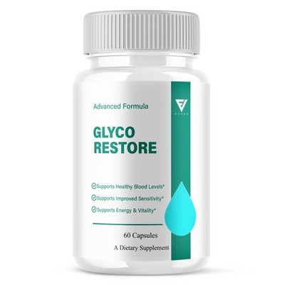 Glyco Restore Blood Support Supplement, GlycoRestore Pills (60 Capsules)