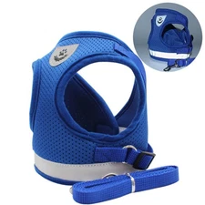 Leash Walking Jacket Harness Escape Proof Mesh Vest Cat and Dog Chest Straps