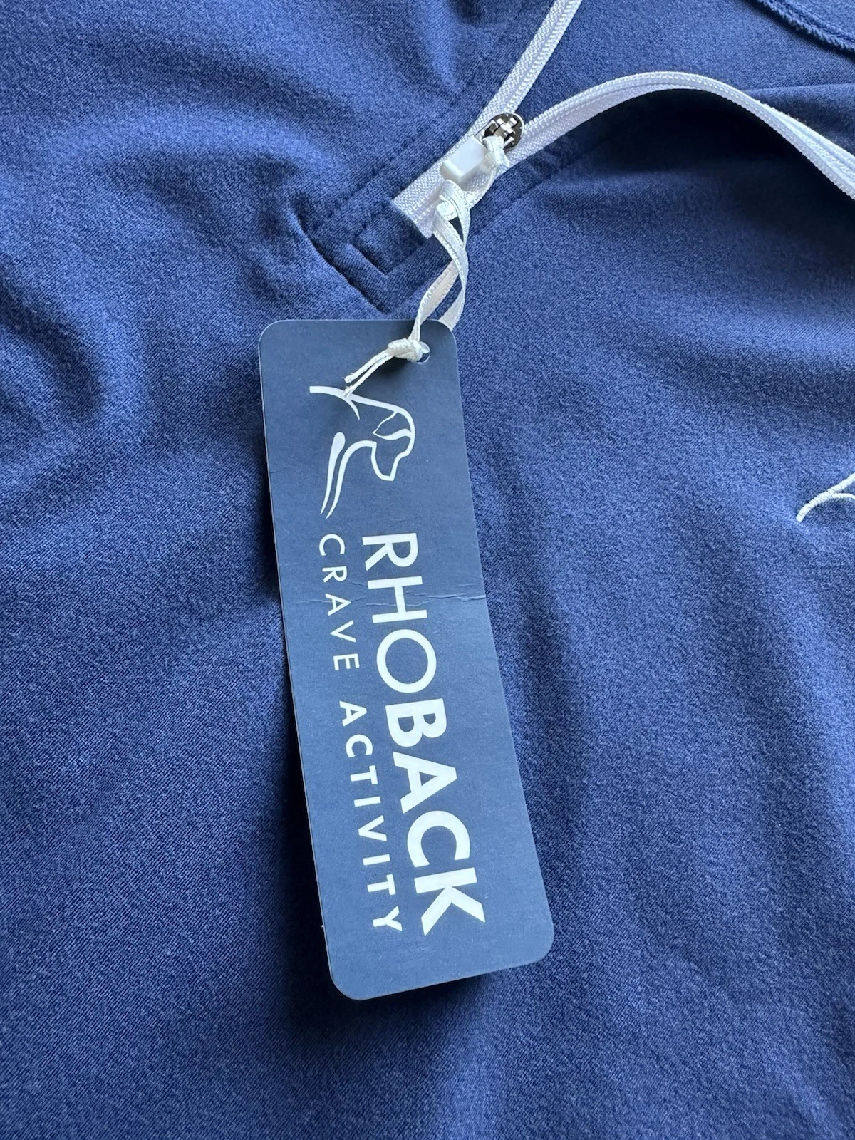 Rhoback Golf Off Blue Midnight Runner 1/4 Zip Pullover Jacket Size XL NWT - product detail image 6