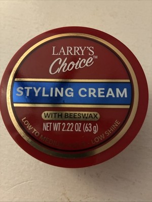 Larry s Choice Styling Cream W/Beeswax Medium Hold Low Shine 2.22 0z