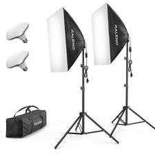 Softbox Lighting Kit, 20X28-Inch Softbox Photography Lighting with Bulbs 50W ...