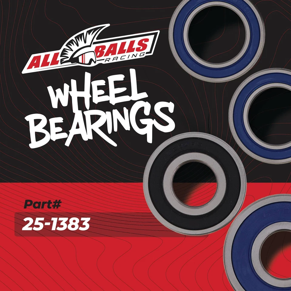 All Balls 25-1383 Wheel Bearing Kit Rear For Honda VTX1800C 02-05 / VTX1800F 05 Foto 2 de 4