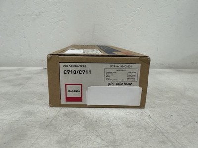 OKI C710 / C711 Magenta Toner Cartridge 44318602 Open Box Factory Sealed Bag
