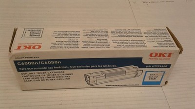 Okidata 43324468 Cyan Toner for Oki C6050 Series